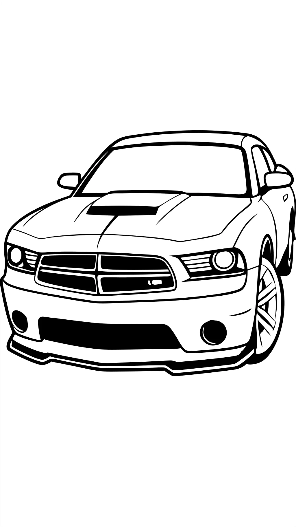 coloriage Dodge Charger